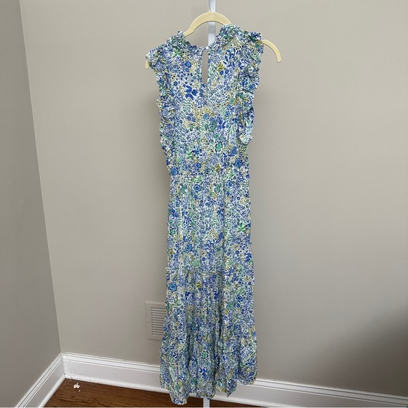 POUPETTE ST. Barths KIDS LONG JUMPSUIT BELENE
WHITE BLUE NATURE size 12 - Picture 4 of 7